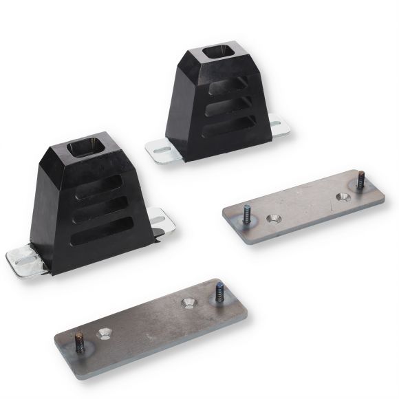 4.5 inch Extended Rear Bump Stops w/Brackets, 66-77 Ford Bronco